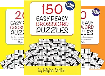 Myles Mellor Easy Peasy Crossword Books