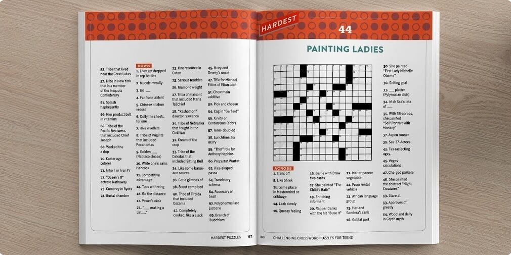 best crossword puzzle books for teens