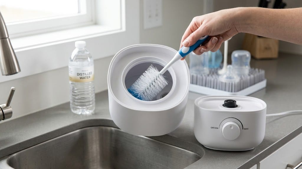 How often should I clean my babys humidifier