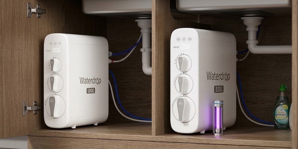 Waterdrop G3P600 vs G3P800: Which RO System Actually Wins