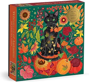 Galison - Whiskers of Autumn 500 Piece with Foil