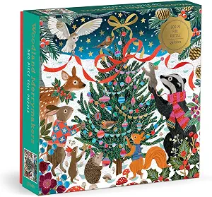 Galison - Woodland Merrymakers 500 Piece with Foil